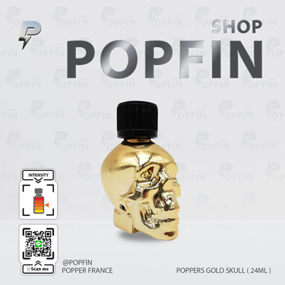 Poppers Gold Skull 24ML