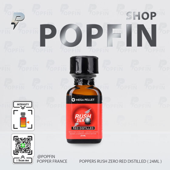 Poppers Rush Zero Red Distilled 24ML