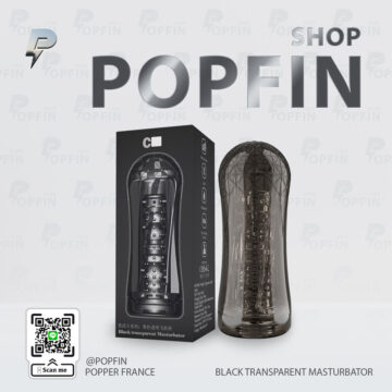 Black transparent Masturbator